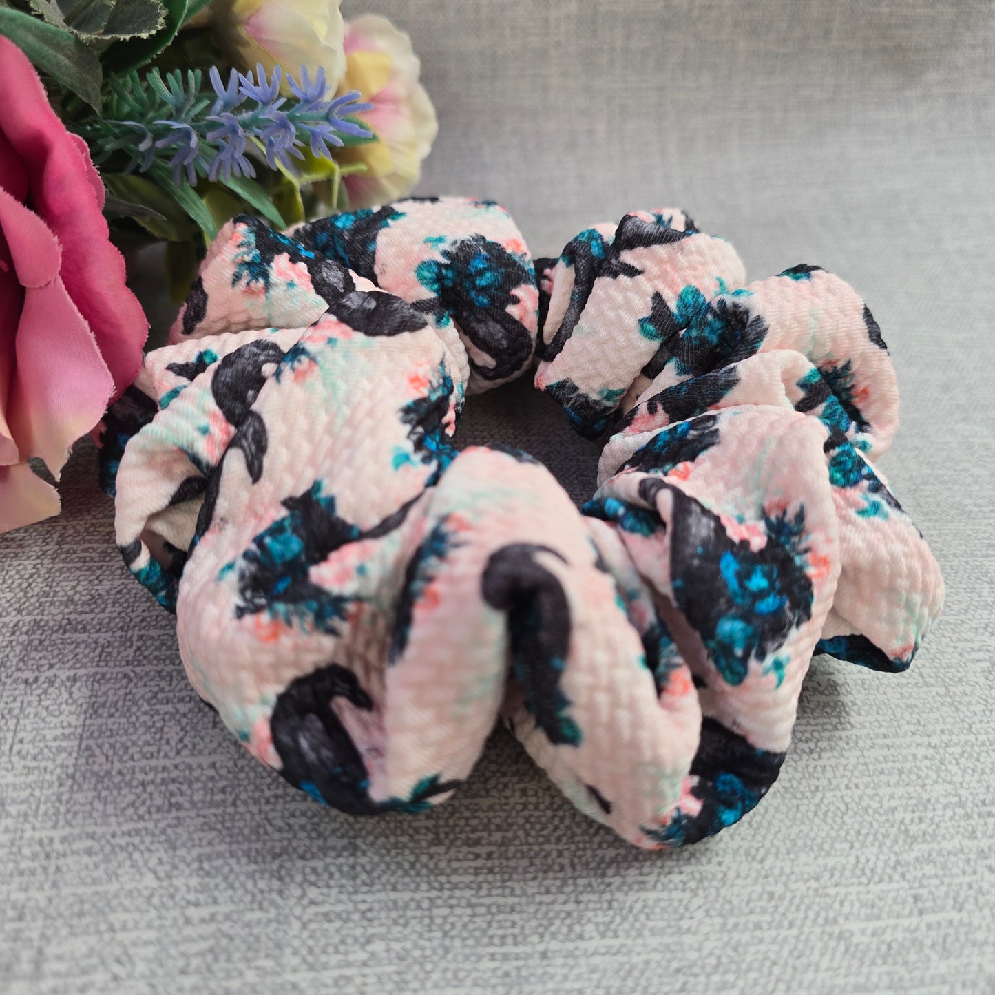 XL Crows Scrunchie