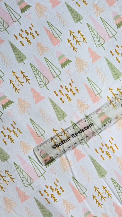 Blush and Sage Christmass Tree Bamboo Lycra (£18PM)