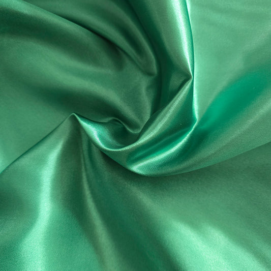 Plain Polyester Satin Bottle Green (£2.52pm)