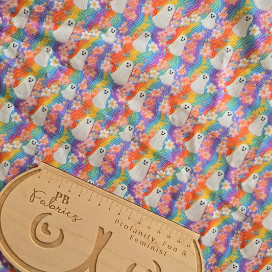 Embroidery Rainbow Ghosts Cotton £14.60 pm