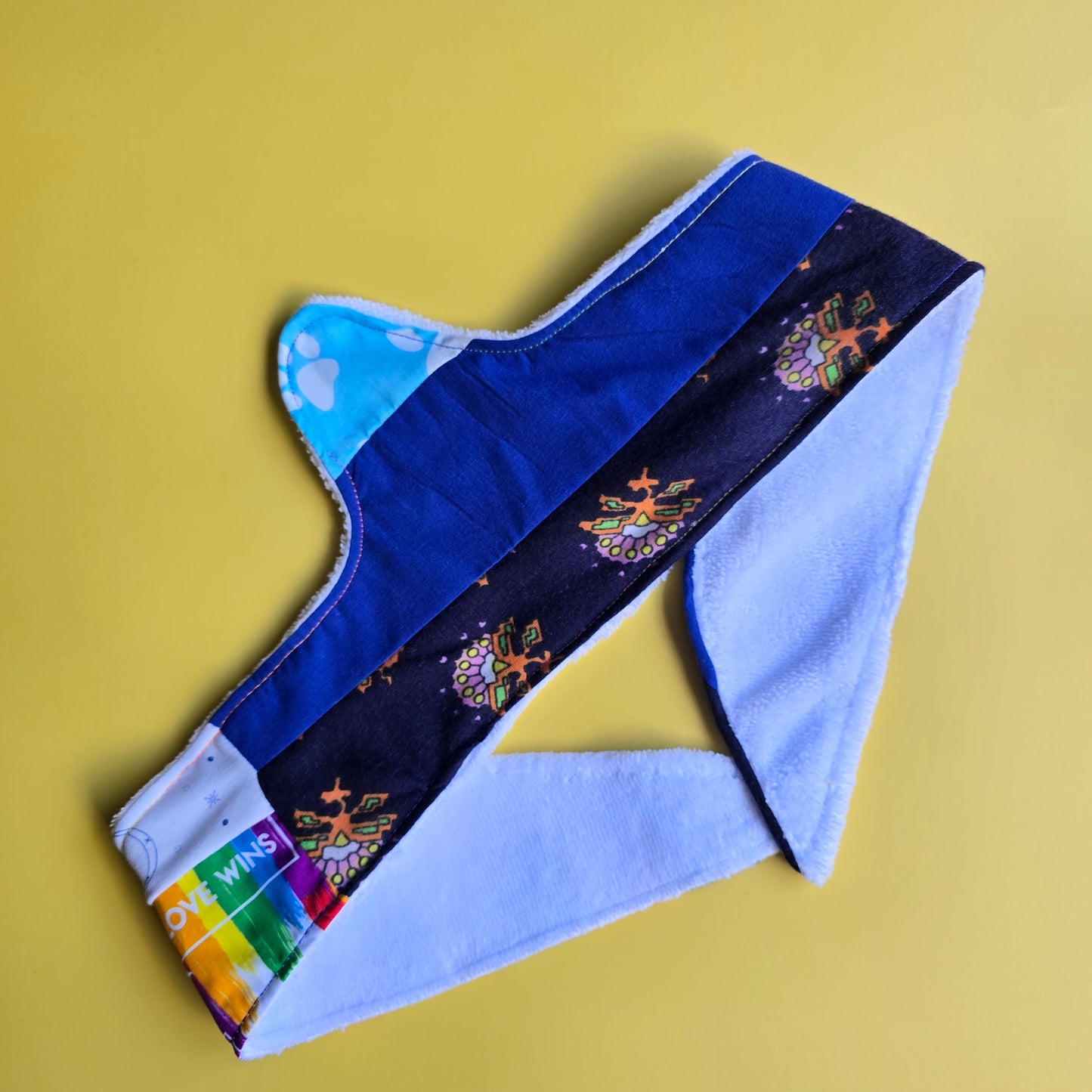 Patchwork Collection XL 25" & XXL 31" Ready to Ship UK Made Bamboo Bra Liner| Underbust Sweat Catcher
