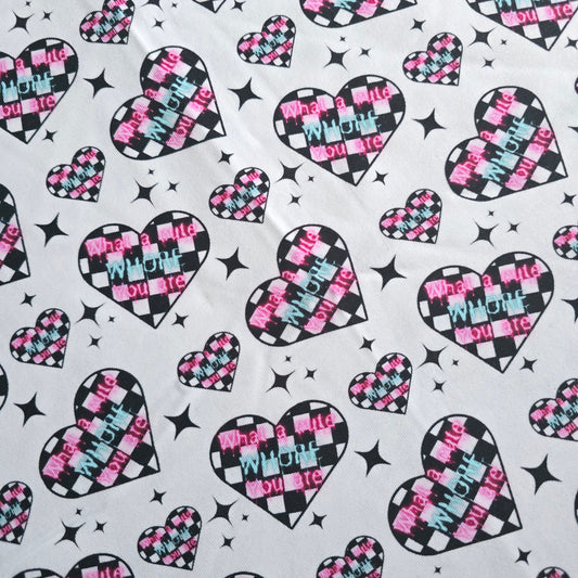 Remnant Cute Whore Cotton Lycra (£18)