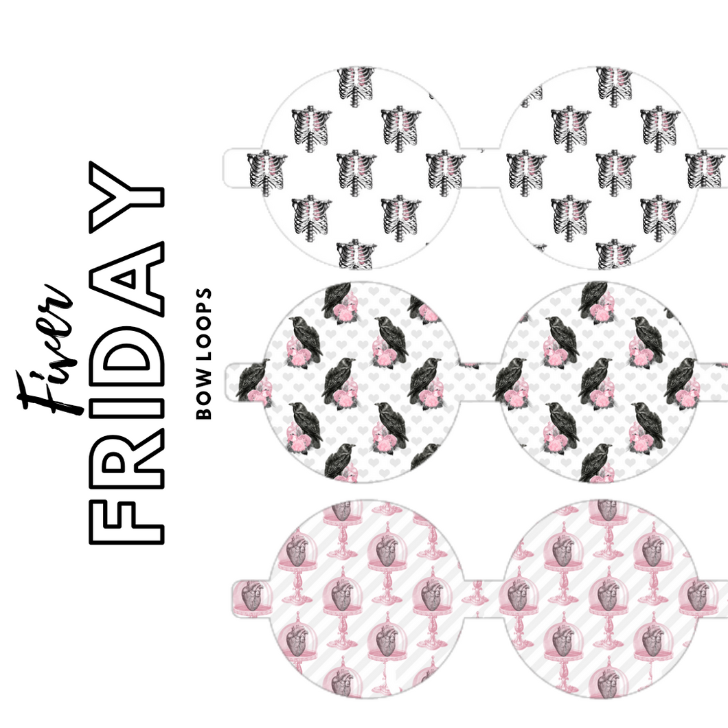 Fiver Friday 12 Gothic Bow Loops