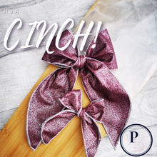 Load image into Gallery viewer, It&#39;s a Cinch! Serged Bow Strips - Glitter Cotton
