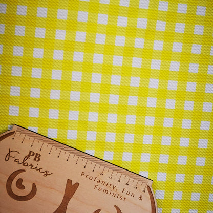 Yellow Gingham Bullet