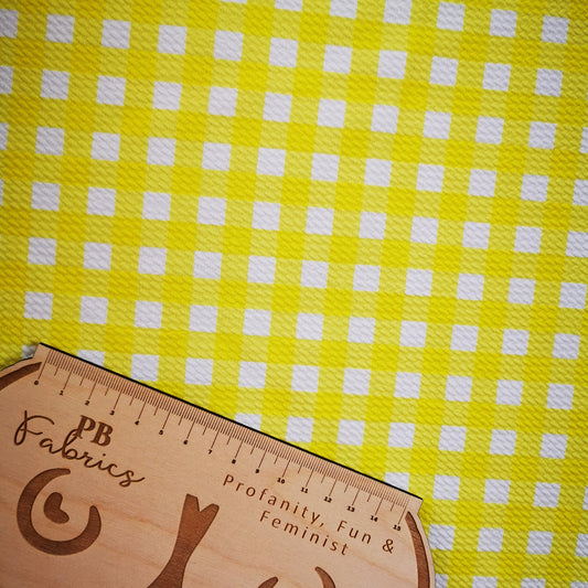 Yellow Gingham Bullet