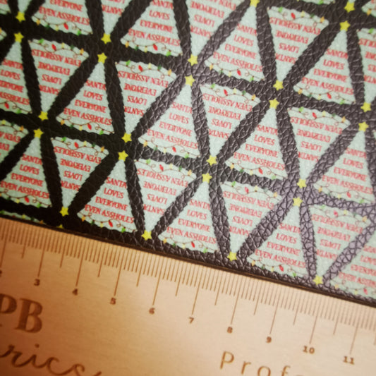 Christmas Assholes Leatherette