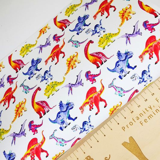 Dinos Canvas Bow Making Fabric