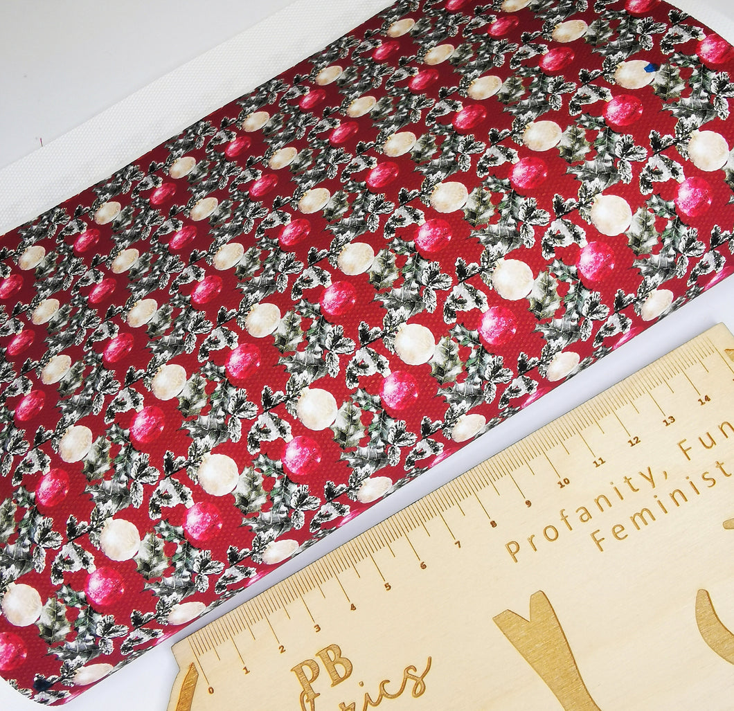 Baubles Canvas Bow Making Fabric