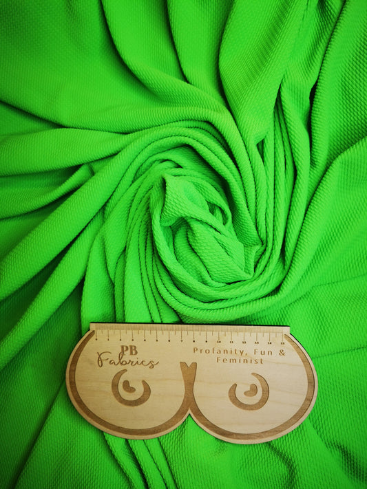 Neon Green Bullet Fabric £15 pm