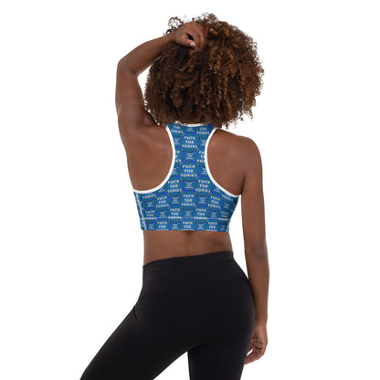 Original F the Tories Padded Sports Bra