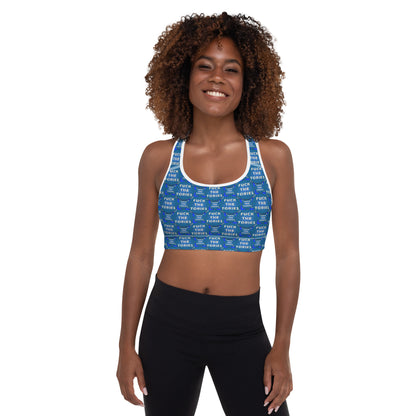 Original F the Tories Padded Sports Bra
