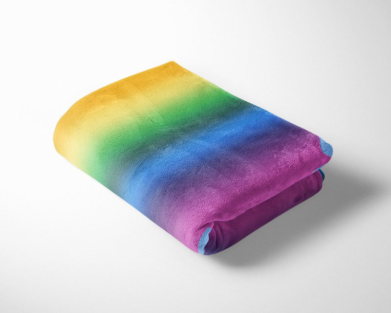 Rainbow Cuddle Fleece (£10 PM)