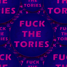 Load image into Gallery viewer, Fuck the Tories white and pink options ( £14.40 cp, £15 bullet)
