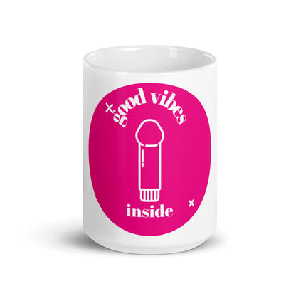 Good Vibes glossy mug